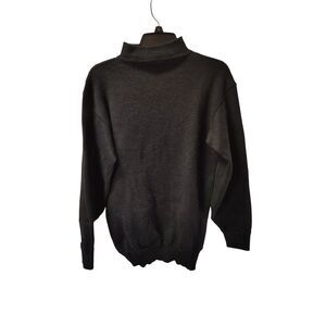 VTG Manchester Knitted Fashion Men's XL Black Wool Sweater